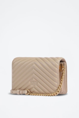 Bandolera de piel ovina Love Click Mini - Pinko - 