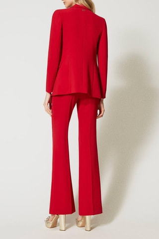 Pantalón flare - Twinset - Rojo