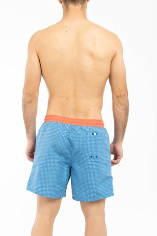 Bañador corto - North Sails - Blanco, azul y naranja