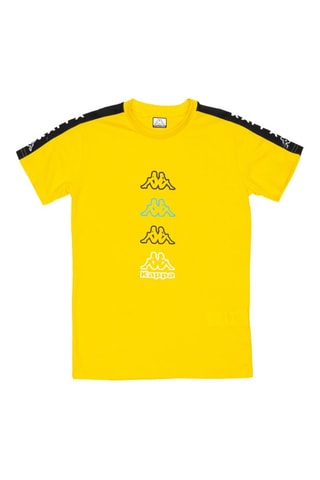 Camiseta - Blanco, negro y amarillo