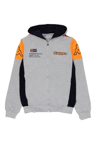 Conjunto de sudadera con capucha y pantalón de chándal  - Negro y gris