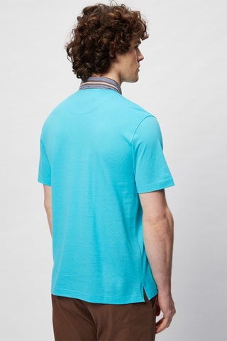 Polo - Harmont & Blaine - Blanco, negro y azul
