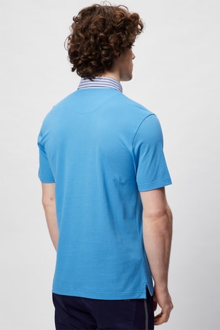 Polo - Harmont & Blaine - Blanco y azul