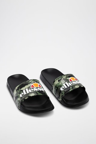 Chanclas - Ellesse - Negro y verde