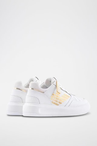 Zapatillas de piel - Emporio Armani - Blanco