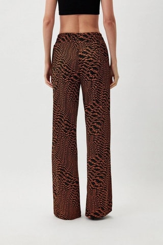 Pantalón - Pinko - Negro y naranja