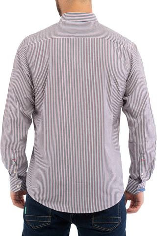 Camisa - Beverly Hills - Blanco, rojo y azul