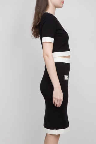 Jersey - Twinset - Blanco y negro