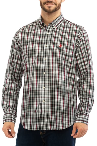 Camisa - Beverly Hills - Blanco, negro y rojo