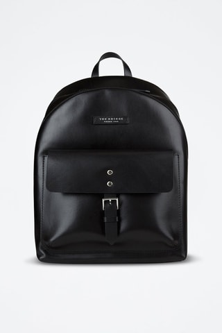 Mochila de piel Lorenzo - The Bridge - Negro