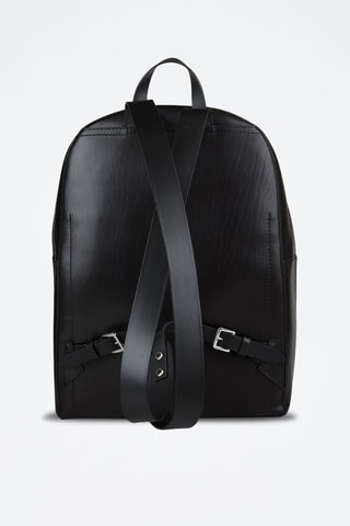 Mochila de piel Lorenzo - The Bridge - Negro