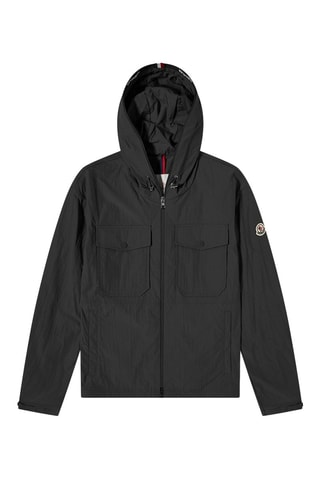 Chaqueta con capucha Plessur - Moncler - Negro