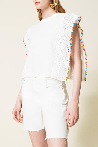 Blusa - Twinset - Blanco