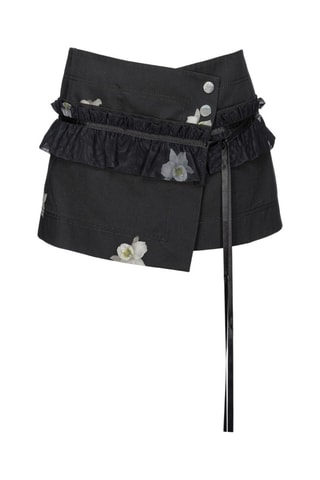 Minifalda cruzada - Pinko - Negro