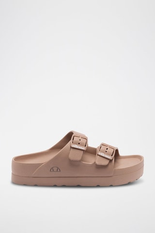 Sandalias con plataforma - Ellesse - Beige
