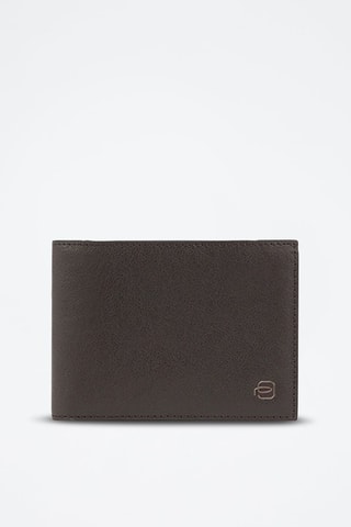 Cartera de piel - Piquadro - Gris