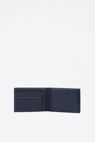 Cartera de piel - Azul