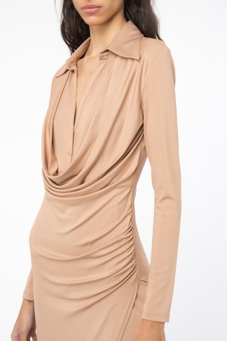 Vestido de tubo - Pinko - Beige
