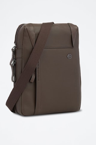 Bolso de piel - Piquadro - Marrón