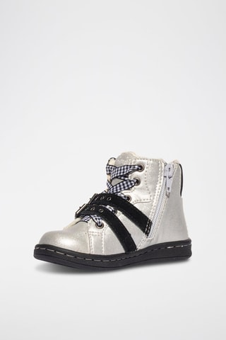Zapatillas altas Baby Stars - Negro y gris