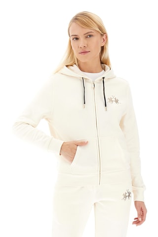 Sudadera con capucha - La Martina - Blanco