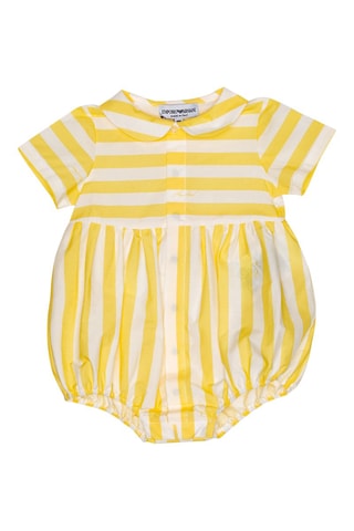 Pelele - Emporio Armani - Blanco y amarillo