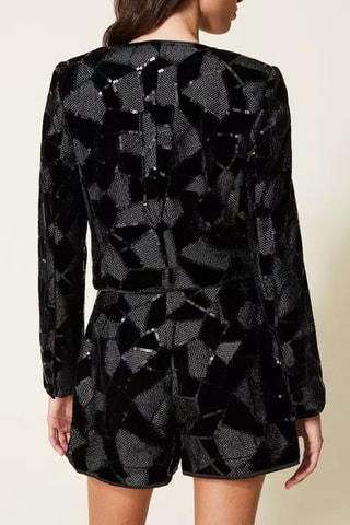 Chaqueta - Twinset - Negro