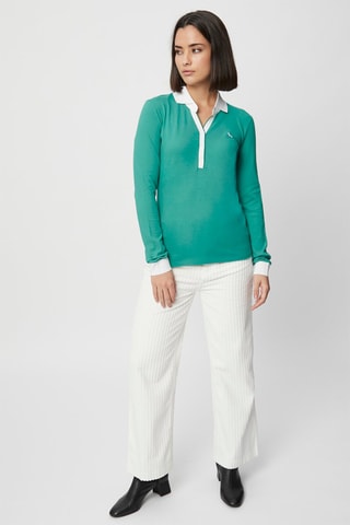Polo - Harmont & Blaine - Blanco y verde
