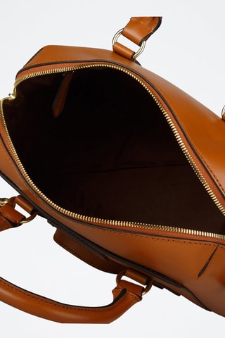 Bolso de piel Cecilia - Marrón y dorado