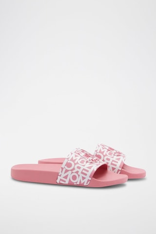 Chanclas Jeanne - Moncler - Blanco y rosa
