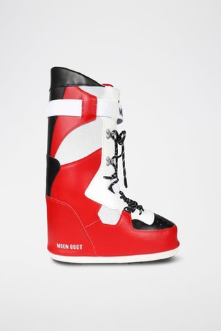 Botas Sneaker - Moon Boot - Negro y rojo