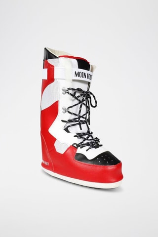 Botas Sneaker - Moon Boot - Negro y rojo