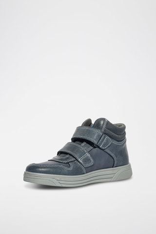 Botines de piel Play Arrow - Primigi - Azul y gris