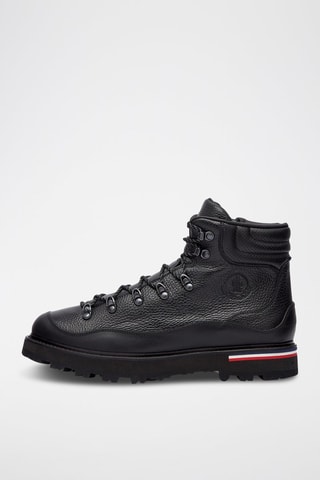 Zapatillas de senderismo de piel Peka - Moncler - Negro y azul