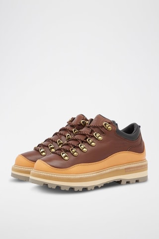 Derbies de piel Moncler Genius x Palm Angels - Moncler - Negro, beige y marrón