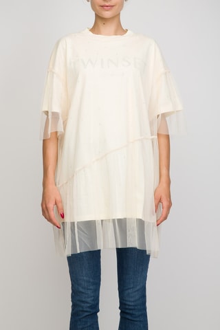 Tunique 2 en 1 - Twinset - Blanc