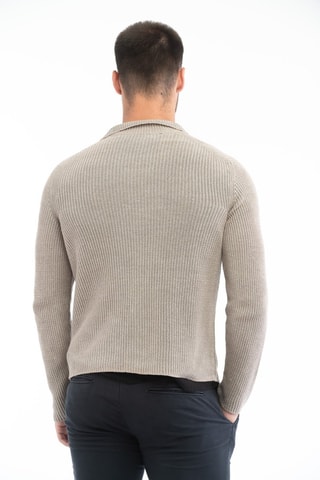 Cárdigan slim fit - Incotex - Azul