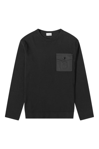 Sudadera Pocket Crew - Moncler - Negro