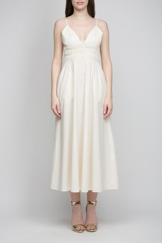 Vestido largo - Twinset - Blanco