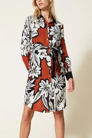 Vestido camisero - Twinset - Marrón