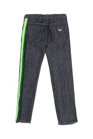 Vaquero recto - Emporio Armani - Azul y verde