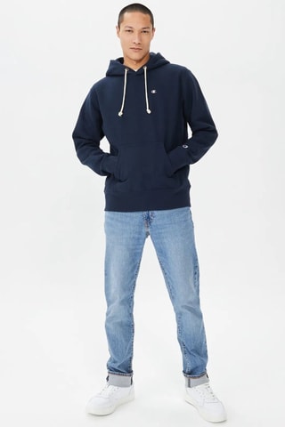 Sudadera con capucha - Champion - Blanco y azul