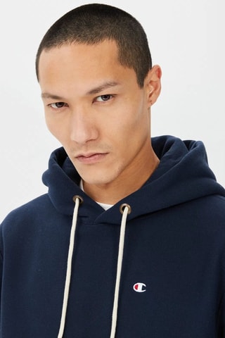 Sudadera con capucha - Champion - Blanco y azul