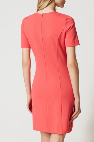Vestido trapecio - Twinset - Rojo