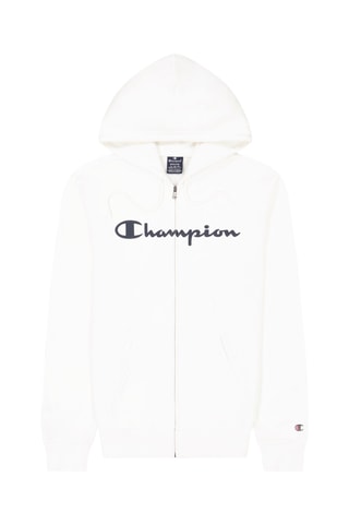 Sudadera con capucha - Champion - Blanco, negro y rojo