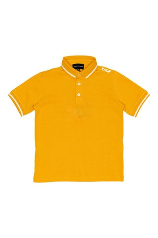 Polo - Emporio Armani - Blanco y amarillo