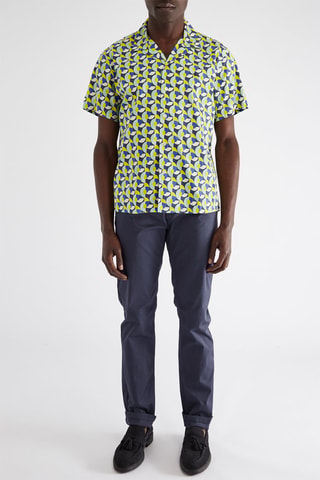 Camisa - Harmont & Blaine - Azul y amarillo