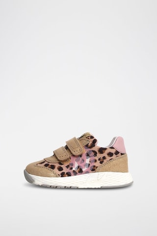 Zapatillas de nobuk Jesko - Naturino - Rosa, dorado y gris