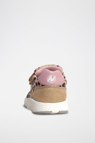 Zapatillas de nobuk Jesko - Naturino - Rosa, dorado y gris
