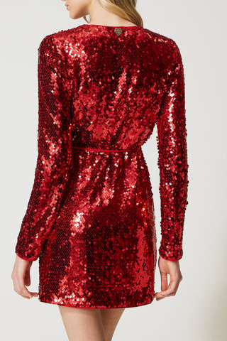 Vestido recto - Twinset - Rojo